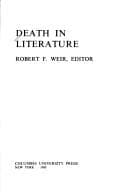Tapa de Death in literature
