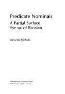 Tapa de Predicate nominals