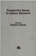 Tapa de Prospective issues in infancy research