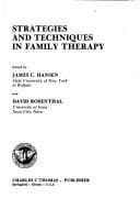 Tapa de Strategies and techniques in family therapy