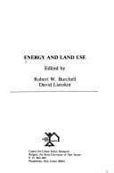 Tapa de Energy and Land Use