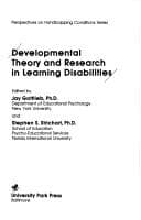Tapa de Developmental theory and research in learning disabilities (Perspectives on handicapping conditions series)