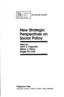 Tapa de New strategic perspectives on social policy