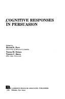 Tapa de Cognitive responses in persuasion