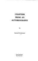 Tapa de Chapters from an autobiography