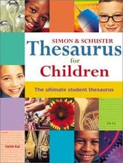 Tapa de Simon & Schuster Thesaurus for Children