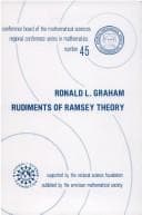 Tapa de Rudiments of Ramsey theory