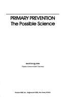 Tapa de Primary prevention, the possible science