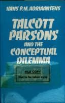 Tapa de Talcott Parsons and the conceptual dilemma
