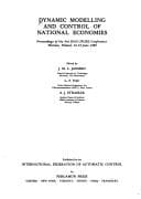 Tapa de Dynamic modelling and control of national economics