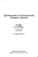 Tapa de Optimization in locational and transport analysis