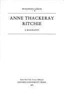Tapa de Anne Thackeray Ritchie