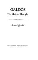 Tapa de Galdós, the mature thought
