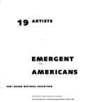 Tapa de 19 artists, emergent Americans