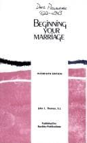 Tapa de Beginning your marriage