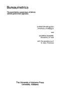 Tapa de Bureaumetrics, the quantitative comparison of British central government agencies