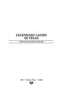 Tapa de Legendary ladies of Texas