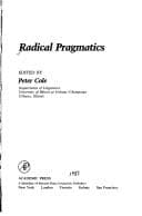 Tapa de Radical pragmatics