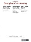 Tapa de Principles of Accounting