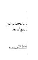 Tapa de On social welfare