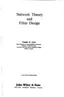 Tapa de Network theory and filter design
