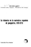 Tapa de La infancia en la narrativa española de posguerra, 1939-1978