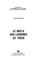 Tapa de Le siècle des lumières en Italie