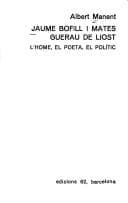 Tapa de Jaume Bofill i Mates, Guerau de Liost