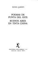 Tapa de Poemas de Punta del Este ; Buenos Aires en tinta china