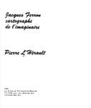 Tapa de Jacques Ferron, cartographe de l'imaginaire