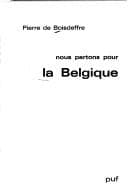 Tapa de Nous partons pour la Belgique