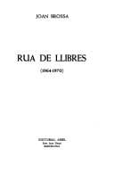 Tapa de Rua de llibres