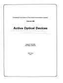 Tapa de Active optical devices