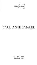 Tapa de Saúl ante Samuel