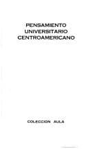 Tapa de Pensamiento universitario centroamericano