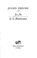 Tapa de La fin de la Renaissance