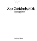 Tapa de Alte Gerichtsbarkeit