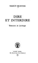 Tapa de Dire et interdire