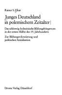Tapa de Junges Deutschland in polemischem Zeitalter