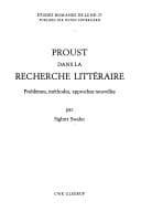 Tapa de Proust dans la recherche littéraire