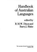 Tapa de Handbook of Australian languages