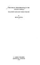 Tapa de Theatrical performances in the ancient world
