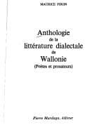 Tapa de Anthologie de la littérature dialectale de Wallonie