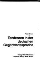 Tapa de Tendenzen in der deutschen Gegenwartssprache