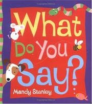 Tapa de What Do You Say?