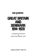 Tapa de Great Britain and Denmark 1914-1920