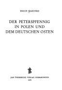 Tapa de Der Peterspfennig in Polen und dem deutschen Osten