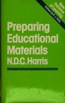 Tapa de Preparing educational materials