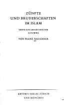 Tapa de Zünfte und Bruderschaften im Islam