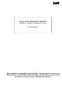 Tapa de A study of the evaluation of research papers by primary journals in the U.K